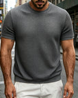 Mivanity Comfort Knit Basic T-Shirts