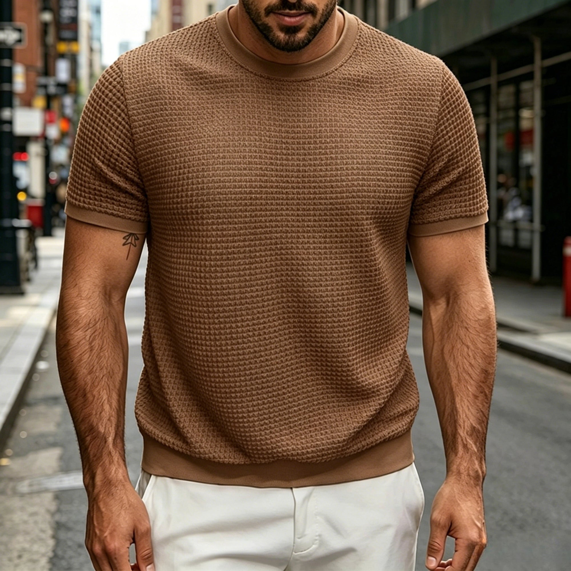 Mivanity Comfort Knit Basic T-Shirts