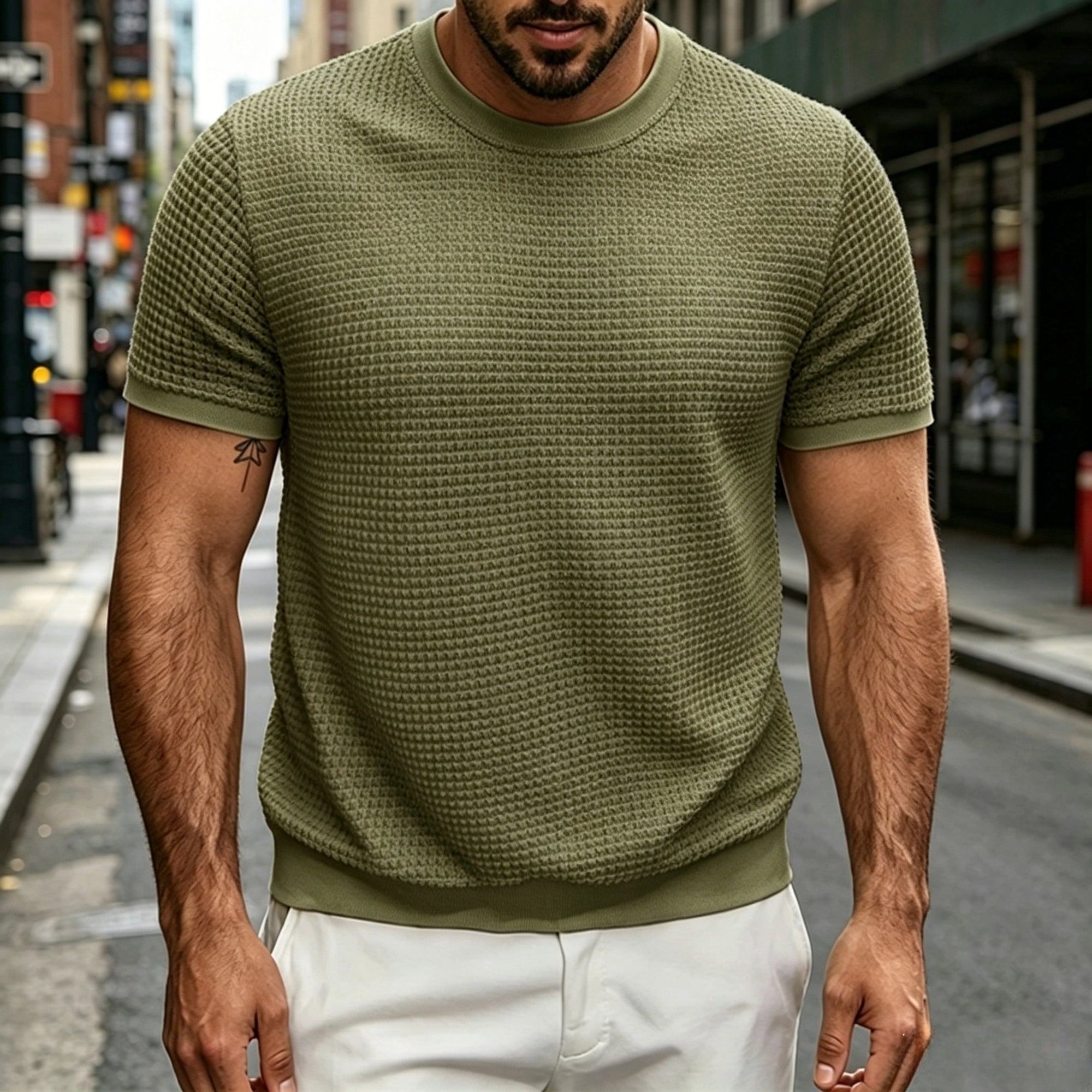 Mivanity Comfort Knit Basic T-Shirts