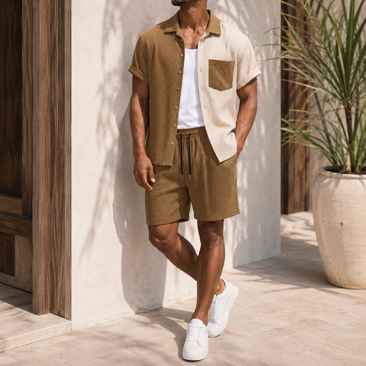 Mivanity Corduroy Two Piece Sets