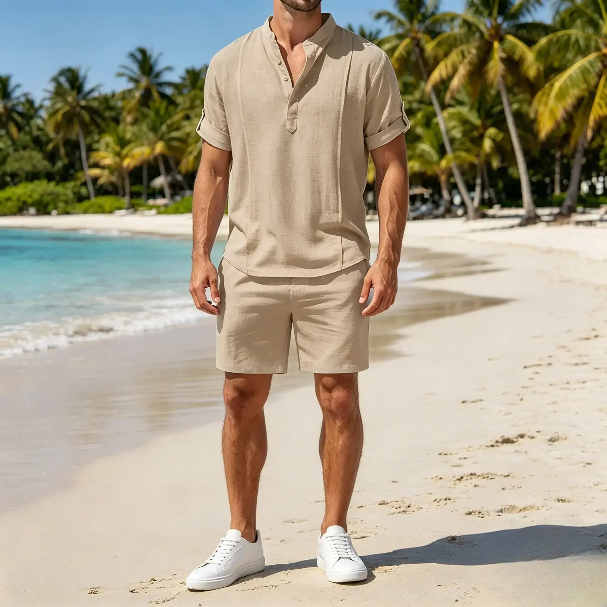 Mivanity Cozy Lightweight Solid Shirt Sets