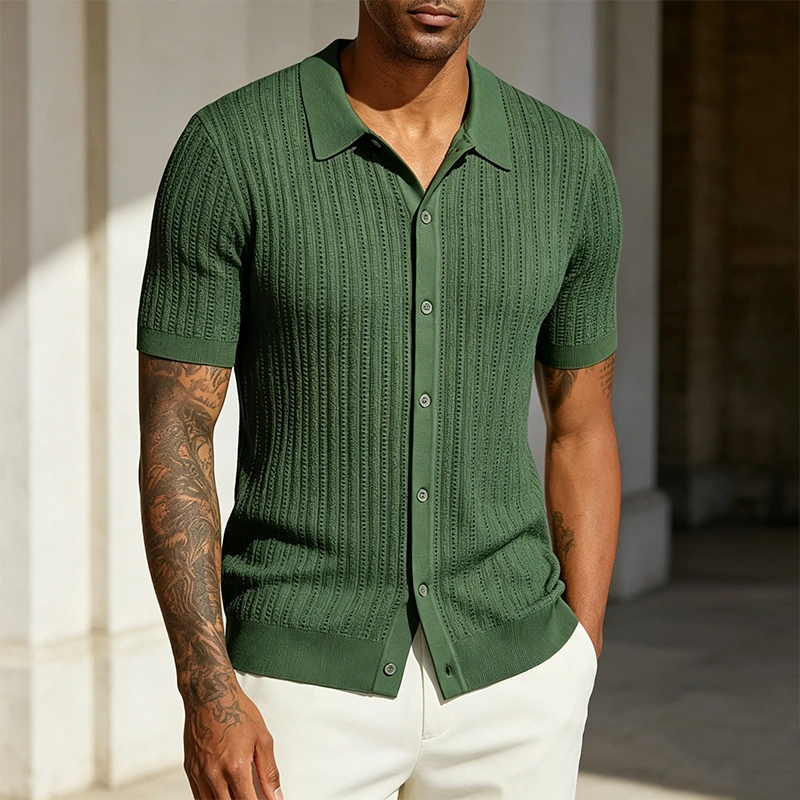Mivanity Embroidered Guayabera Linen Shirts