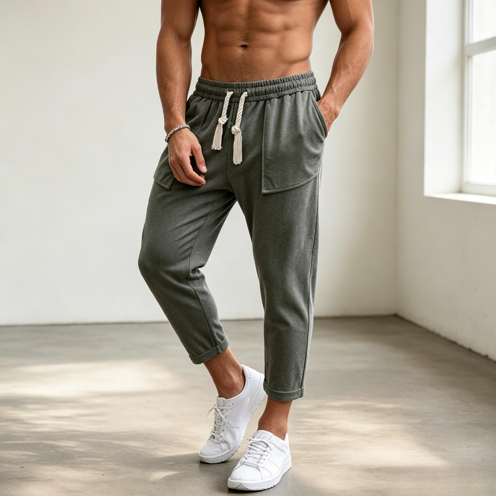 Mivanity Fake Two-Piece Tank Top and Pants Sets