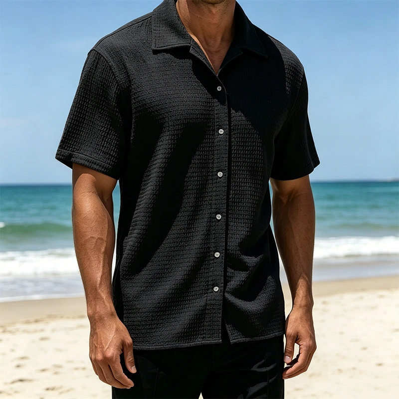 Mivanity Leisure Essential Texture Shirts