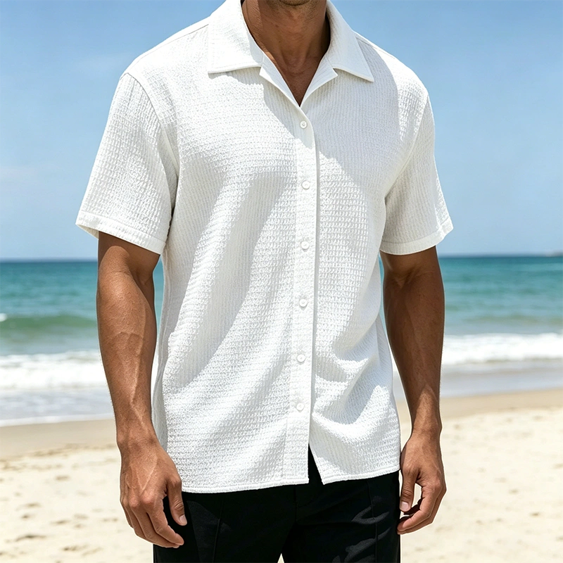 Mivanity Leisure Essential Texture Shirts