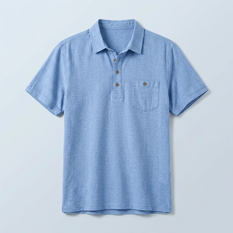 Mivanity Lightweight linen polo shirts