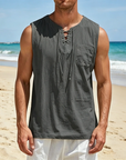 Mivanity Linen Tank Top