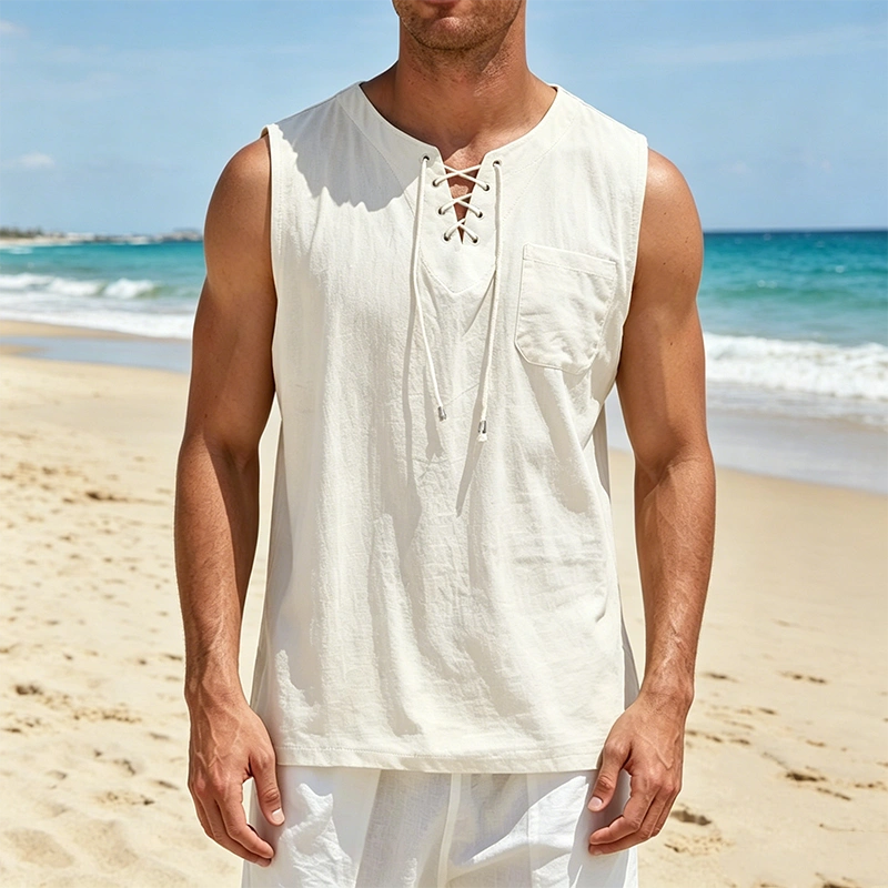 Mivanity Linen Tank Top