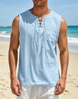 Mivanity Linen Tank Top
