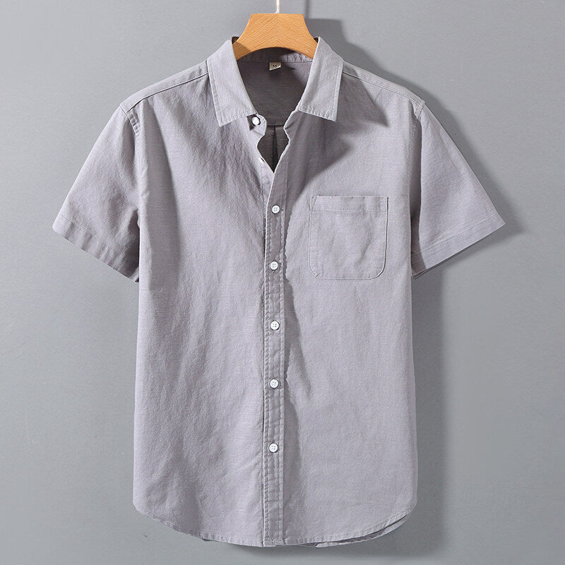 Mivanity  Men Linen Shirt Summer Shirts