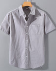 Mivanity  Men Linen Shirt Summer Shirts