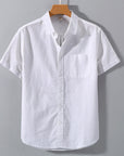 Mivanity  Men Linen Shirt Summer Shirts