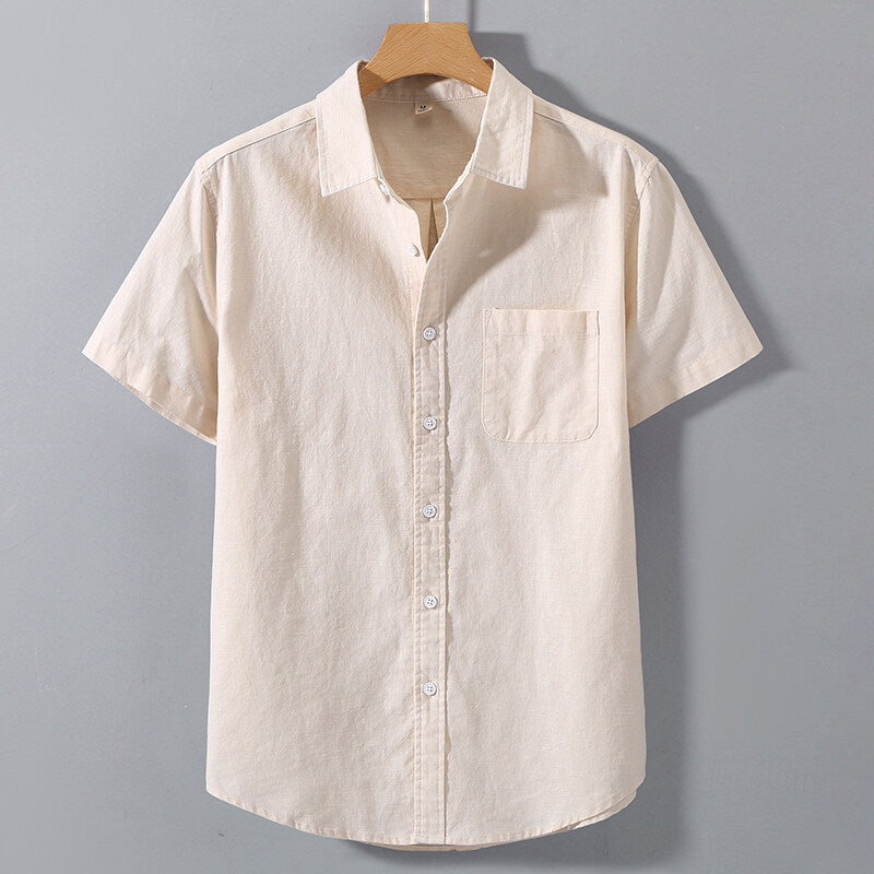 Mivanity  Men Linen Shirt Summer Shirts