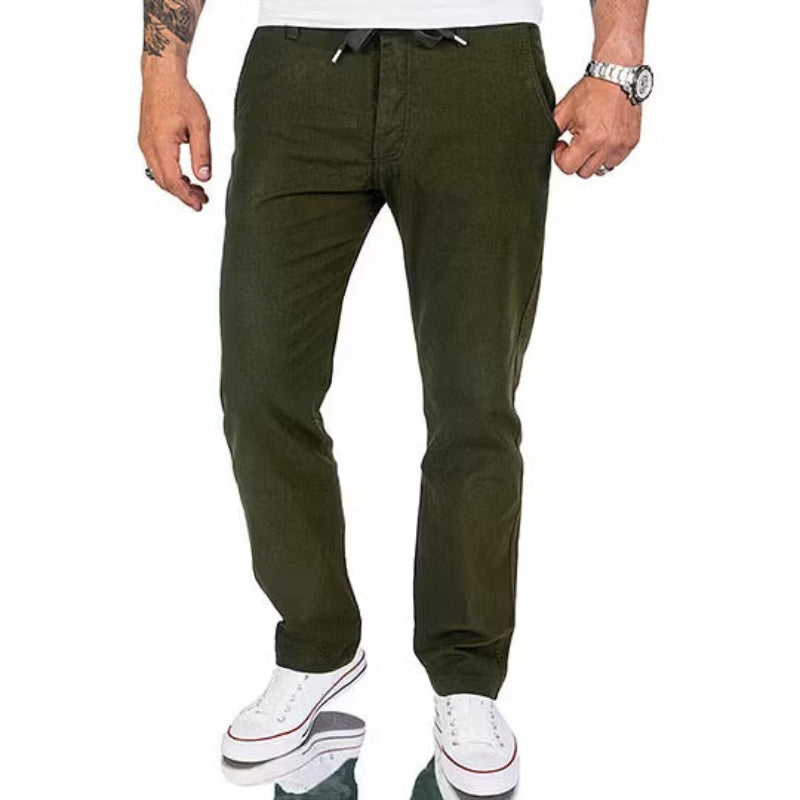Mivanity Men's Linen Trousers
