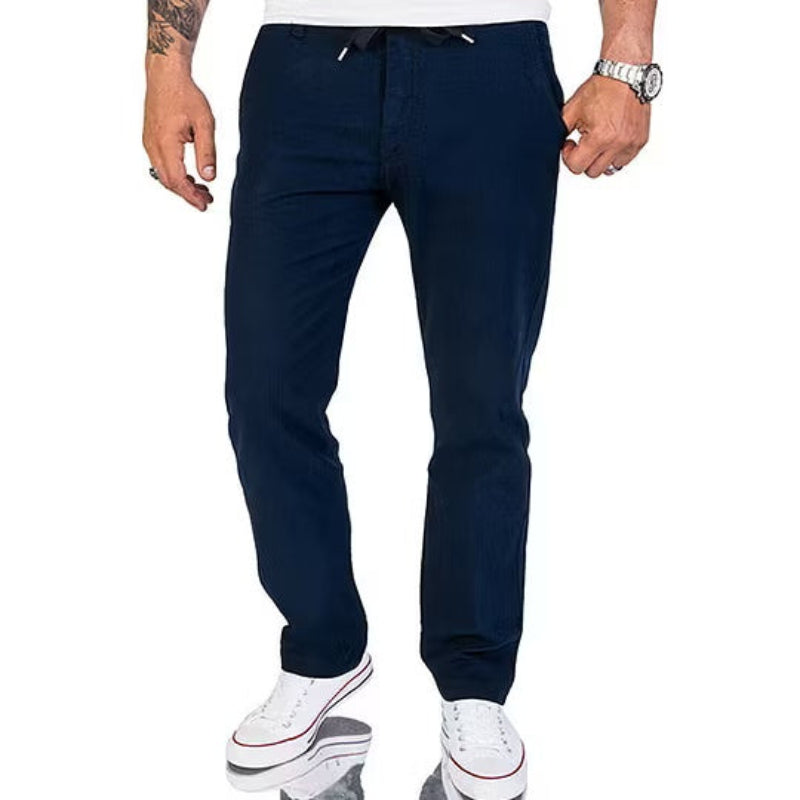 Mivanity Men's Linen Trousers