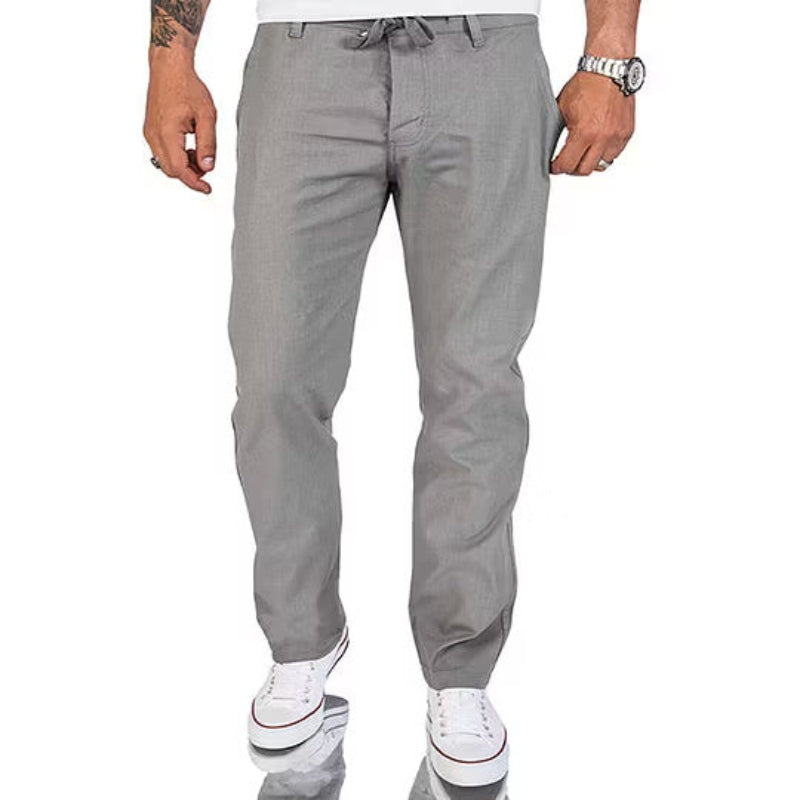 Mivanity Men's Linen Trousers