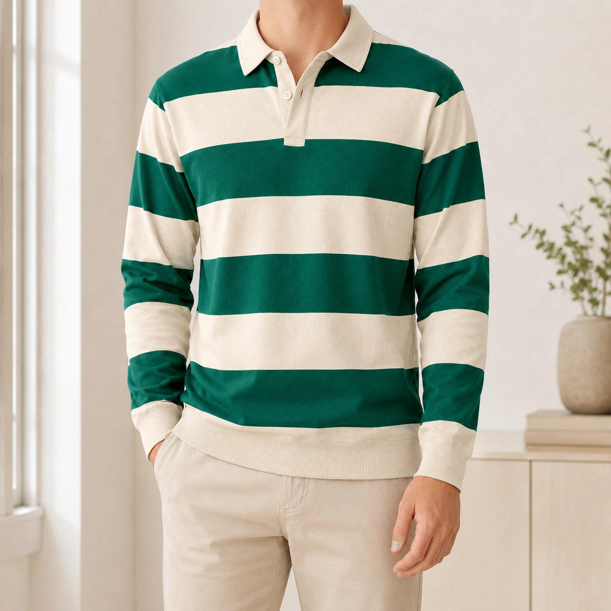 Mivanity Men's Athleisure Business Long-Sleeve Shirts