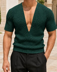 Mivanity Men's Athletic ACross-Border V-Neck T-Shirts