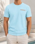 Mivanity Men's Basic T-Shirt with Front Pocket T-Shirts