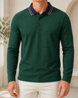Mivanity Men's Business Casual Long-Sleeve Base Layer Shirts