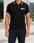 Mivanity Men's Business Casual Polo Shirts