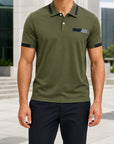 Mivanity Men's Business Casual Polo Shirts