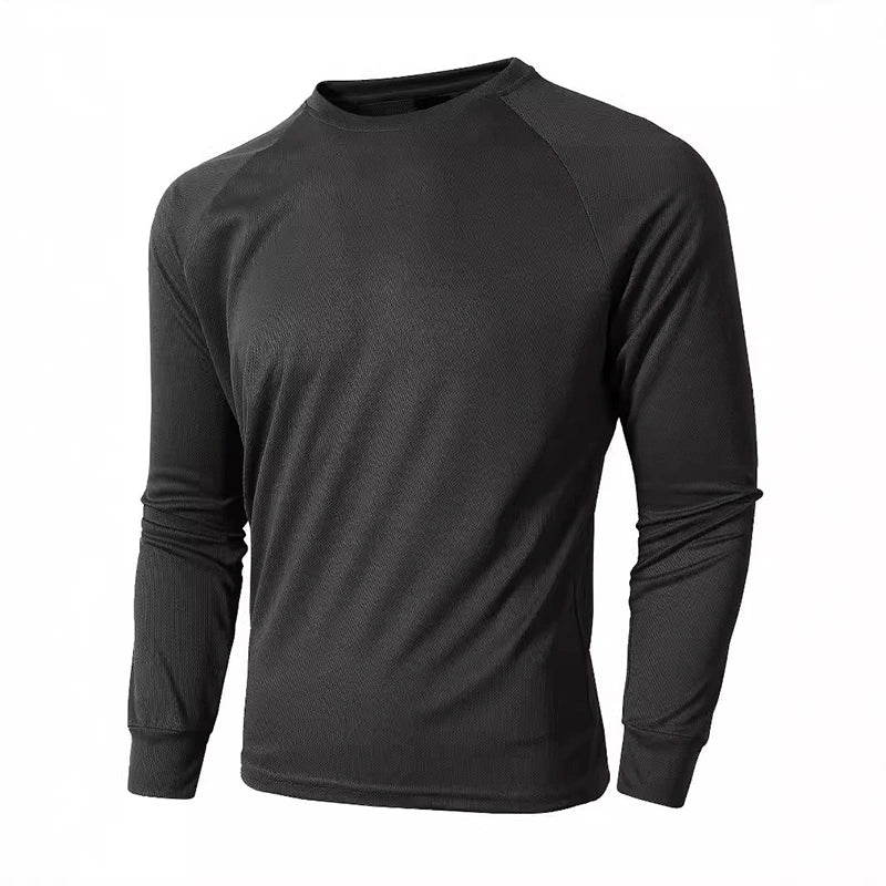 Mivanity Men's Casual Base Layer Long-Sleeve T-Shirts