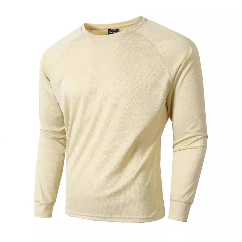 Mivanity Men's Casual Base Layer Long-Sleeve T-Shirts