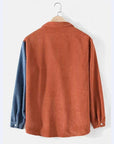 Mivanity Men's Casual Corduroy Long-Sleeve Shirts