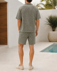 Mivanity Men's Casual Shirt Beach Sets