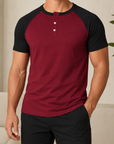 Mivanity Men's Casual Solid Color T-Shirts