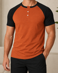 Mivanity Men's Casual Solid Color T-Shirts