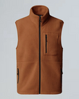 Mivanity Men's Casual Sports Outdoor Zip-Up Tank Tops