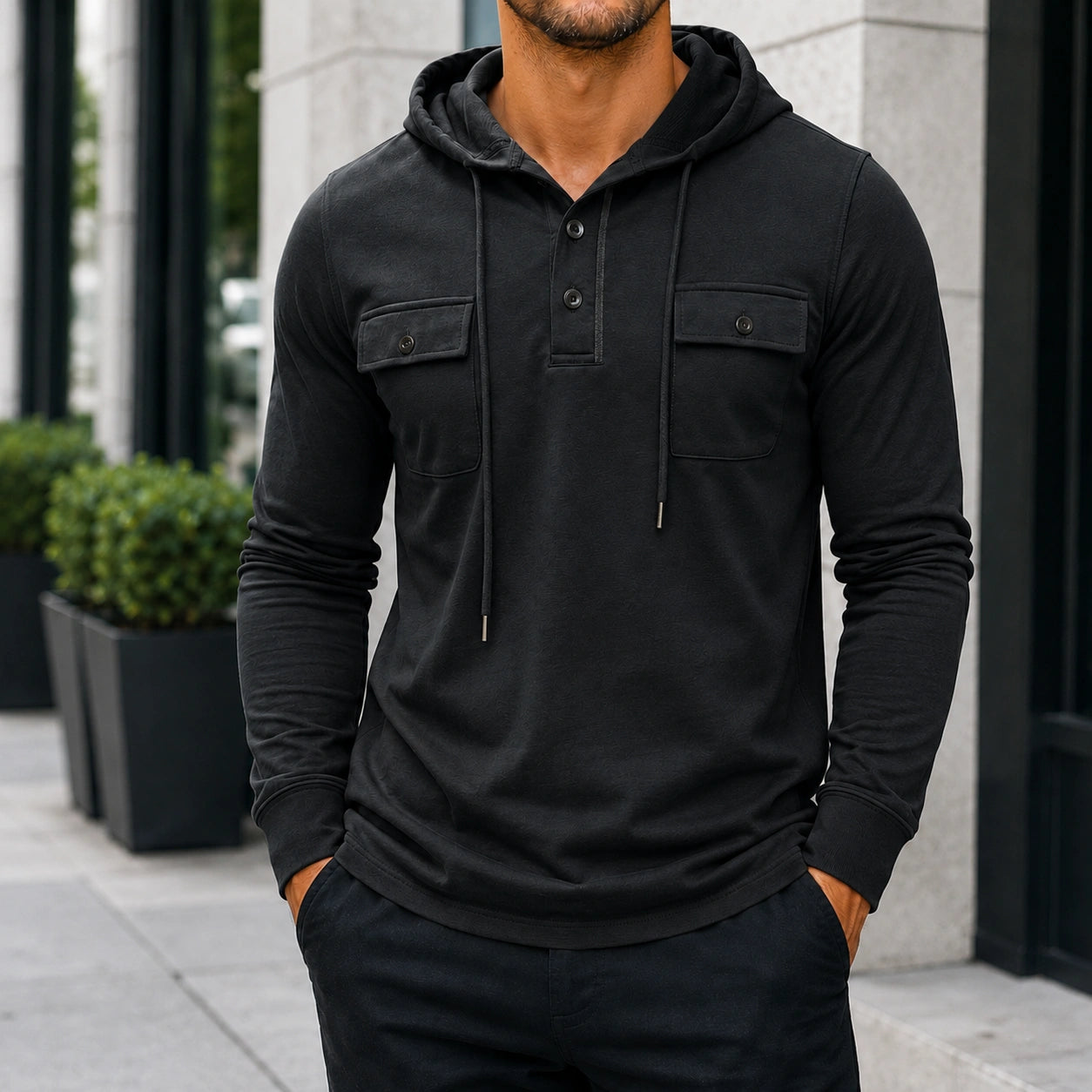 Mivanity Men's Casual Utility Inspired Sweatshirts