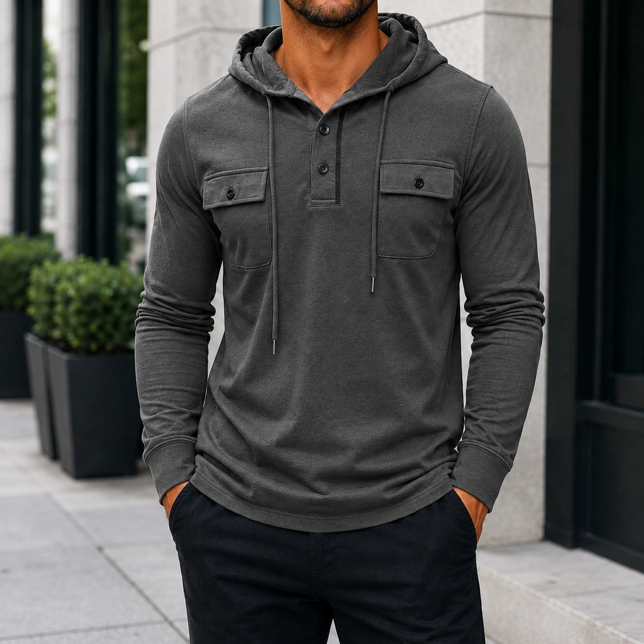 Mivanity Men's Casual Utility Inspired Sweatshirts