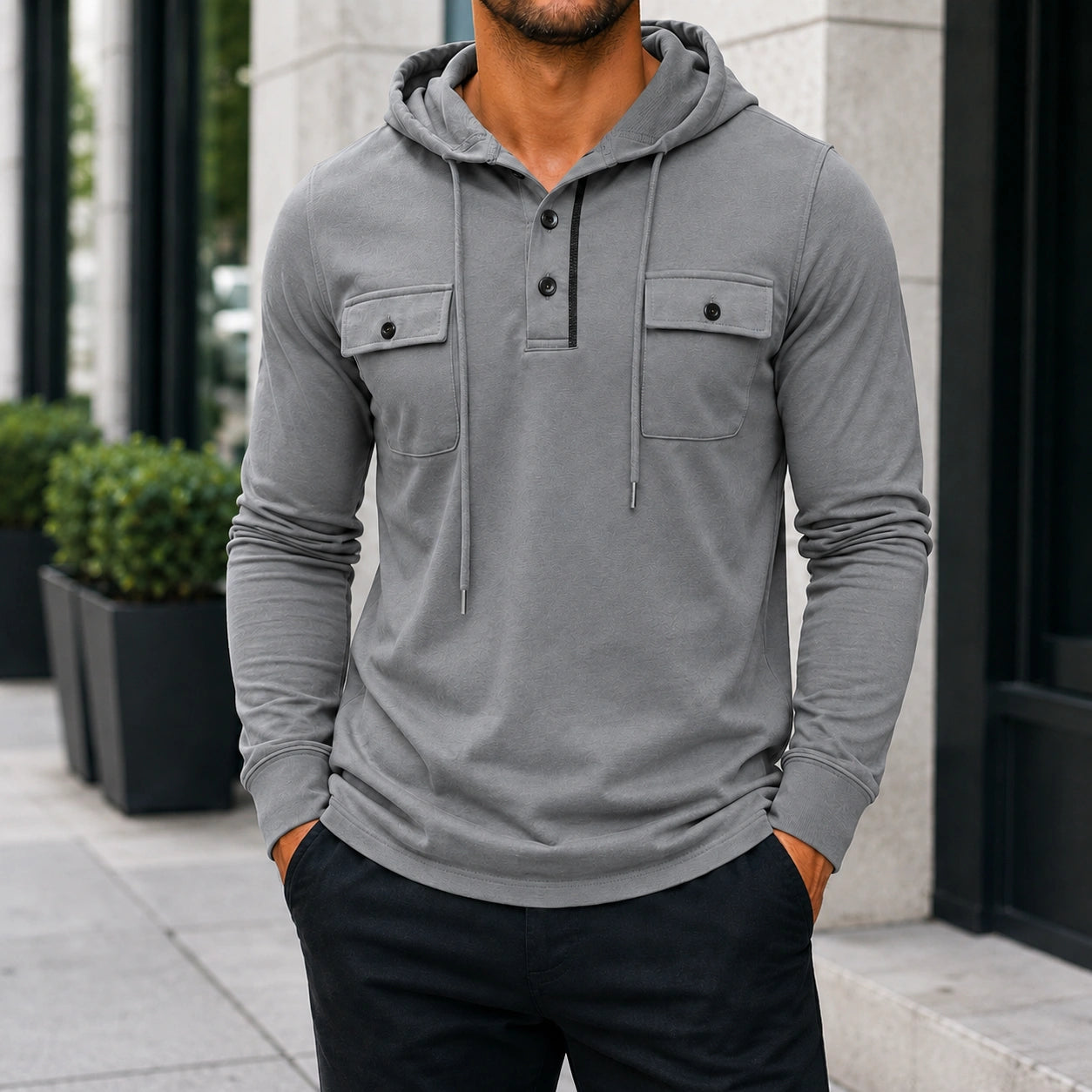 Mivanity Men's Casual Utility Inspired Sweatshirts