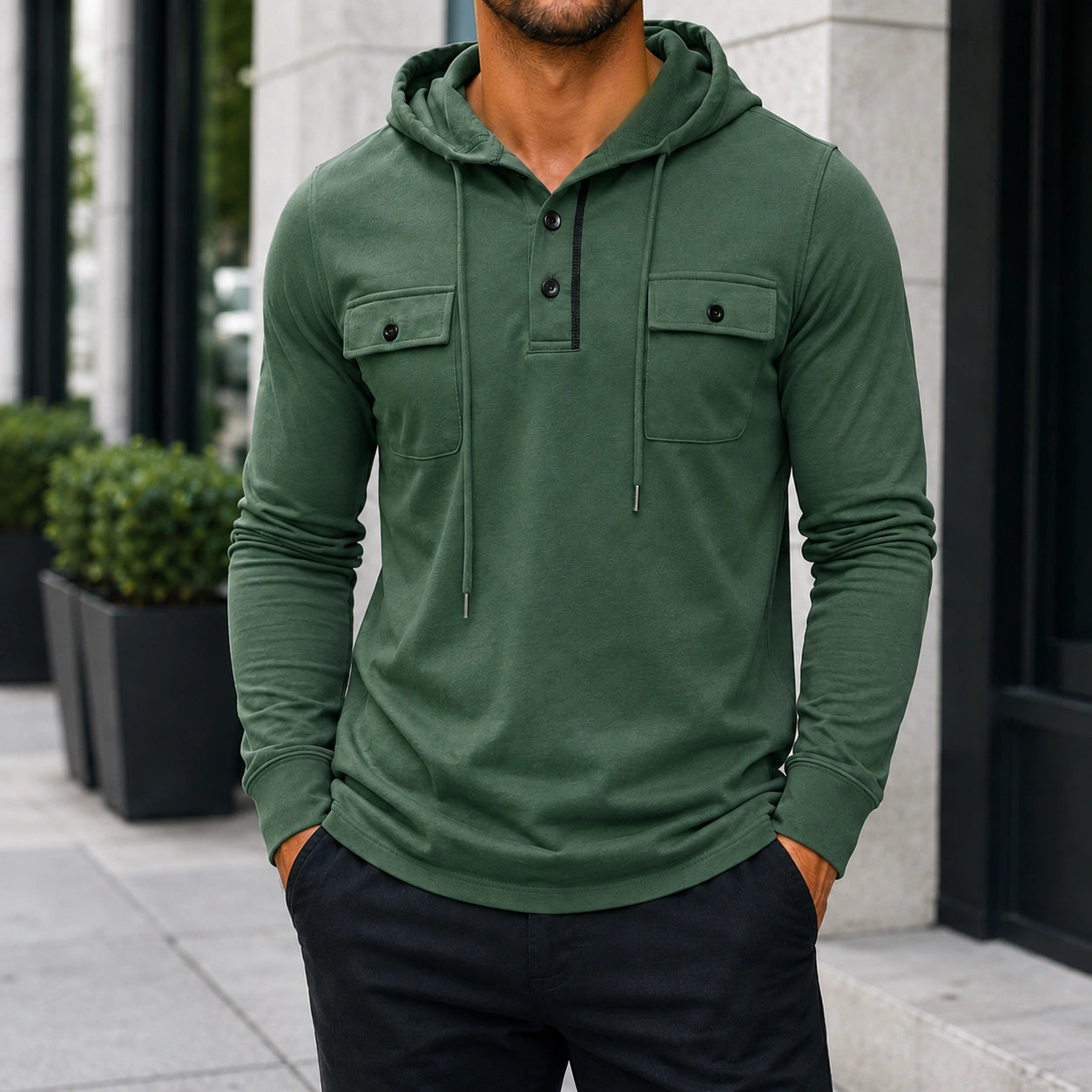 Mivanity Men's Casual Utility Inspired Sweatshirts