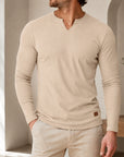 Mivanity Men's Casual V-Neck Base Layer T-Shirts
