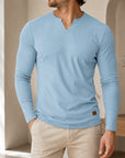 Mivanity Men's Casual V-Neck Base Layer T-Shirts
