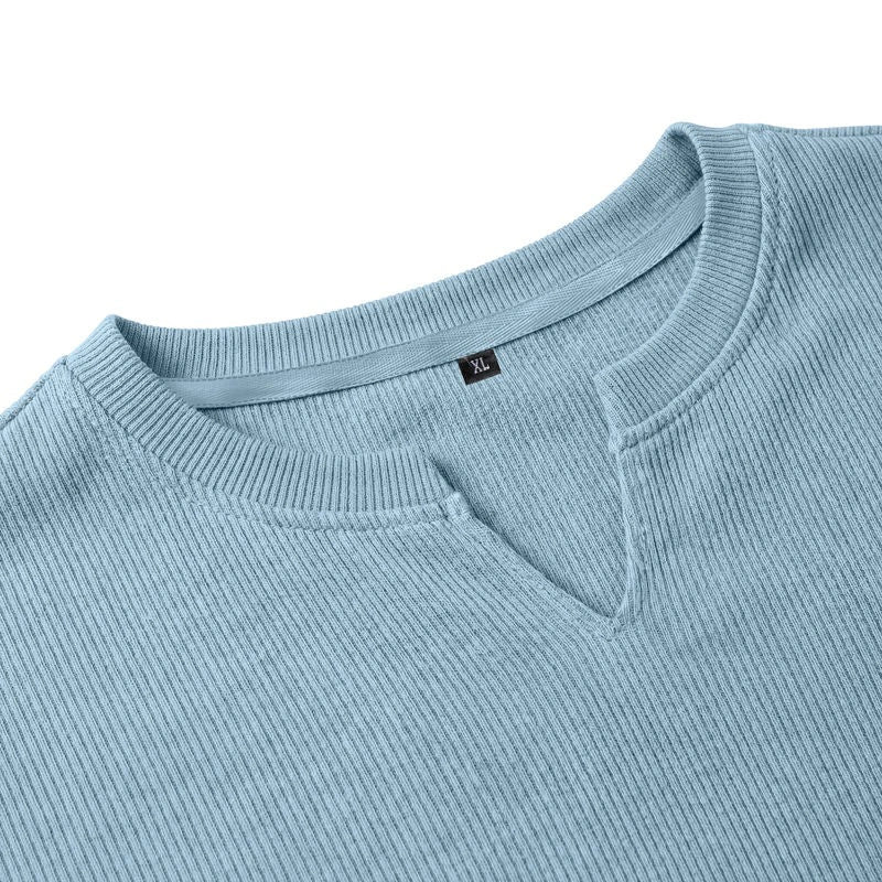 Mivanity Men's Casual V-Neck Base Layer T-Shirts