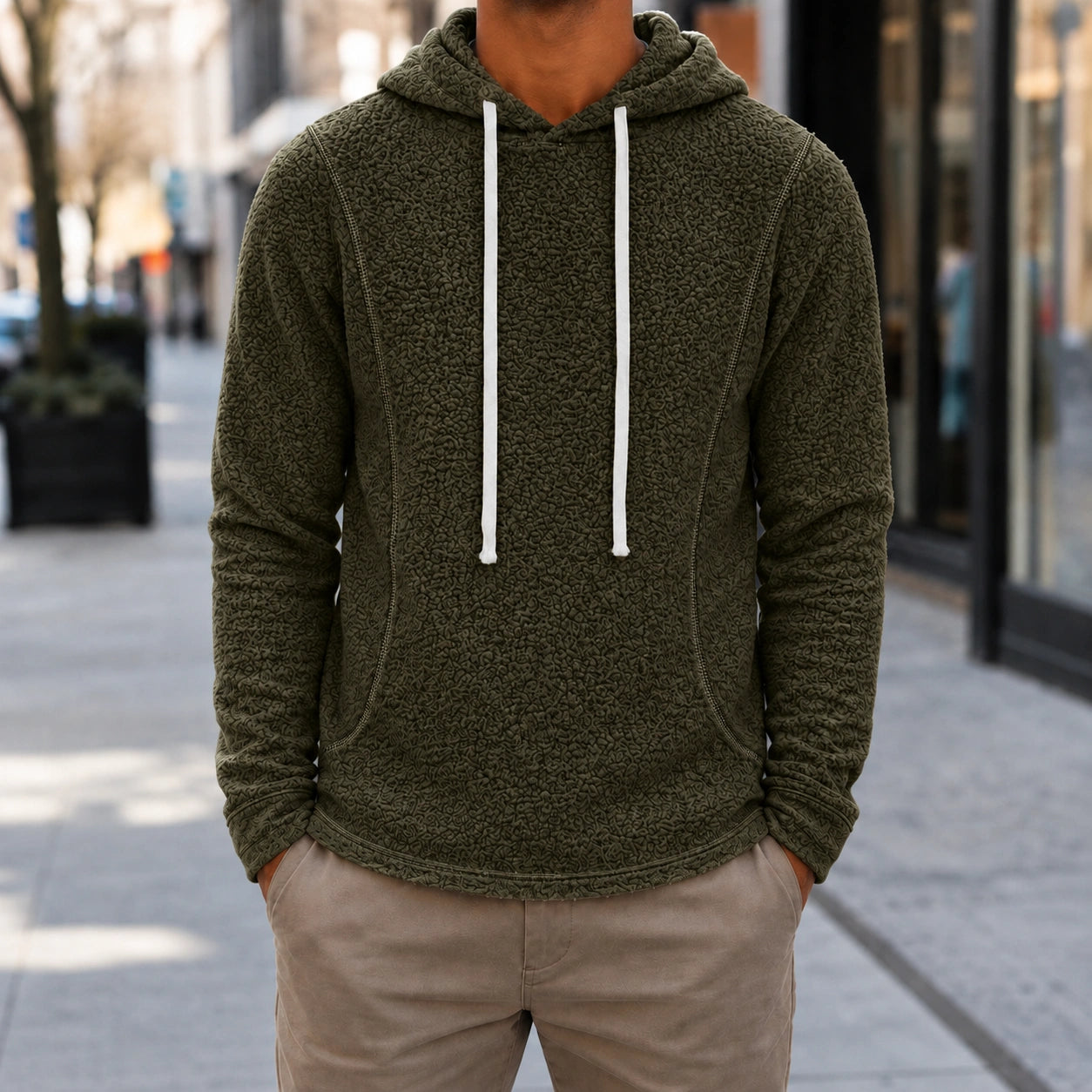 Mivanity Men's Comfy Warm Polar Fleece Sweatshirts