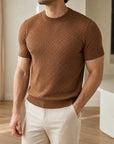 Mivanity Men's Cool-Feel Knit T-Shirts