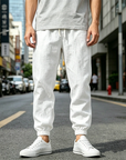 Mivanity Men's Cotton and Linen Casual Breathable Pants