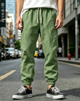 Mivanity Men's Cotton and Linen Casual Breathable Pants
