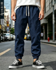 Mivanity Men's Cotton and Linen Casual Breathable Pants