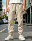 Mivanity Men's Cotton and Linen Casual Breathable Pants