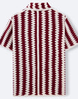 Mivanity Men's French Vintage Knit Polo Shirts
