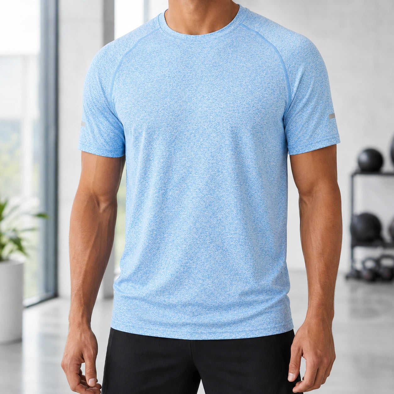Mivanity Men's Geometric Print Short-Sleeve T-Shirts