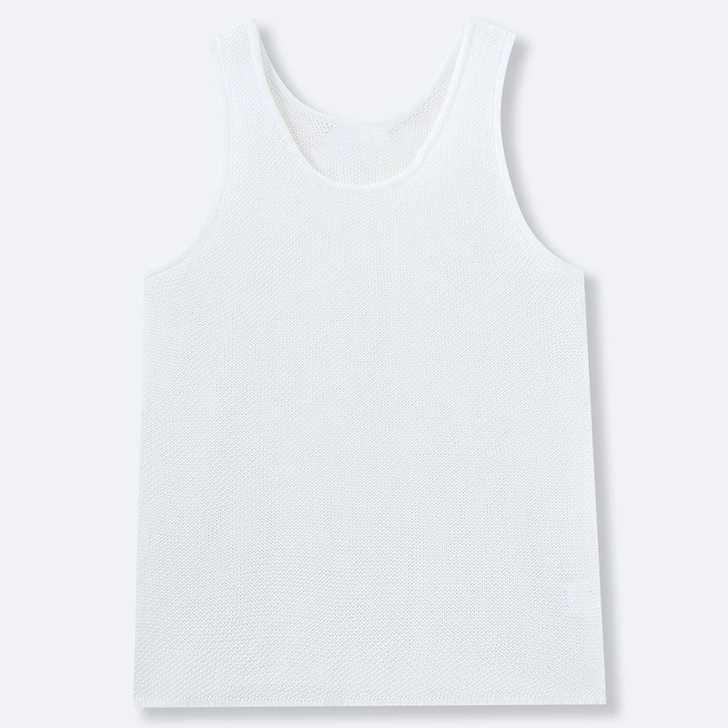 Mivanity Men's Hollow-Out Knit Tank Tops