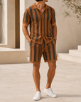 Mivanity Men's Knit Casual 2-Piece Sets